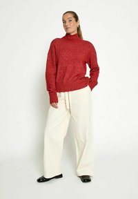 Desires NECK - Svetr - m cardinal red melange