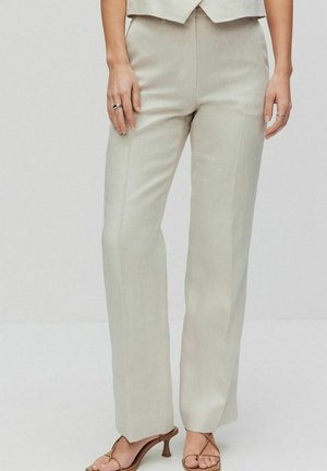 STOCKH LM SIMONE PREMIUM LINEN - Pantalon classique - light beige