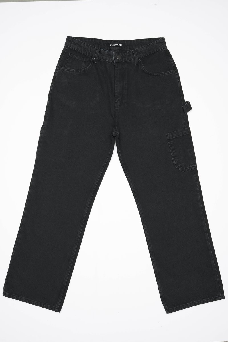 2Y Studios Baggy jeans zwart denim/blackdenim 2Y Studios Baggy jeans zwart denim/blackdenim