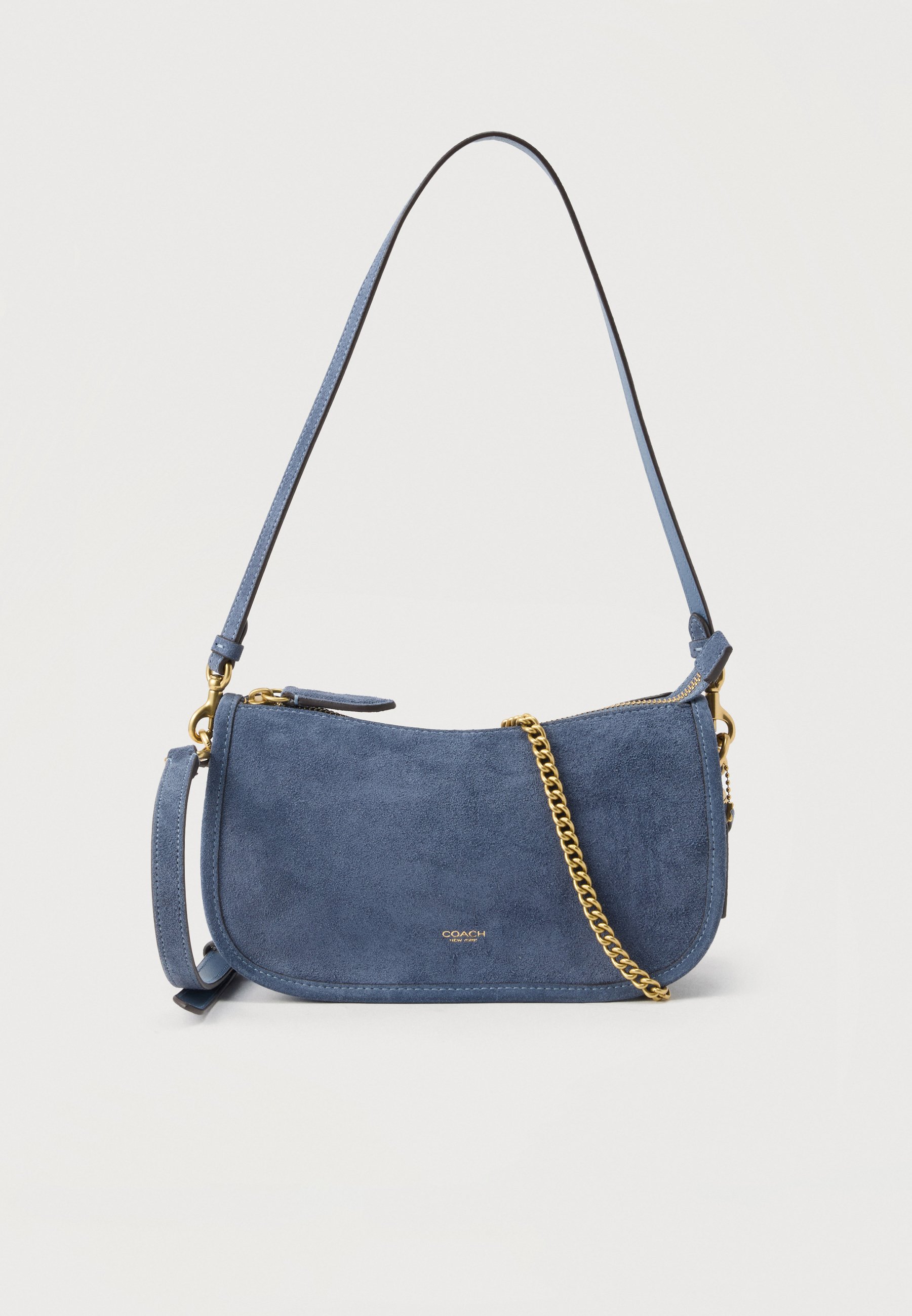 COACH Waverly Soho Leather Handbag Navy COACH WAVERLY BAG 