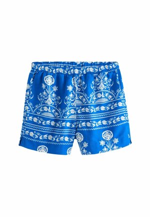 REGULAR FIT - Short - blue white print