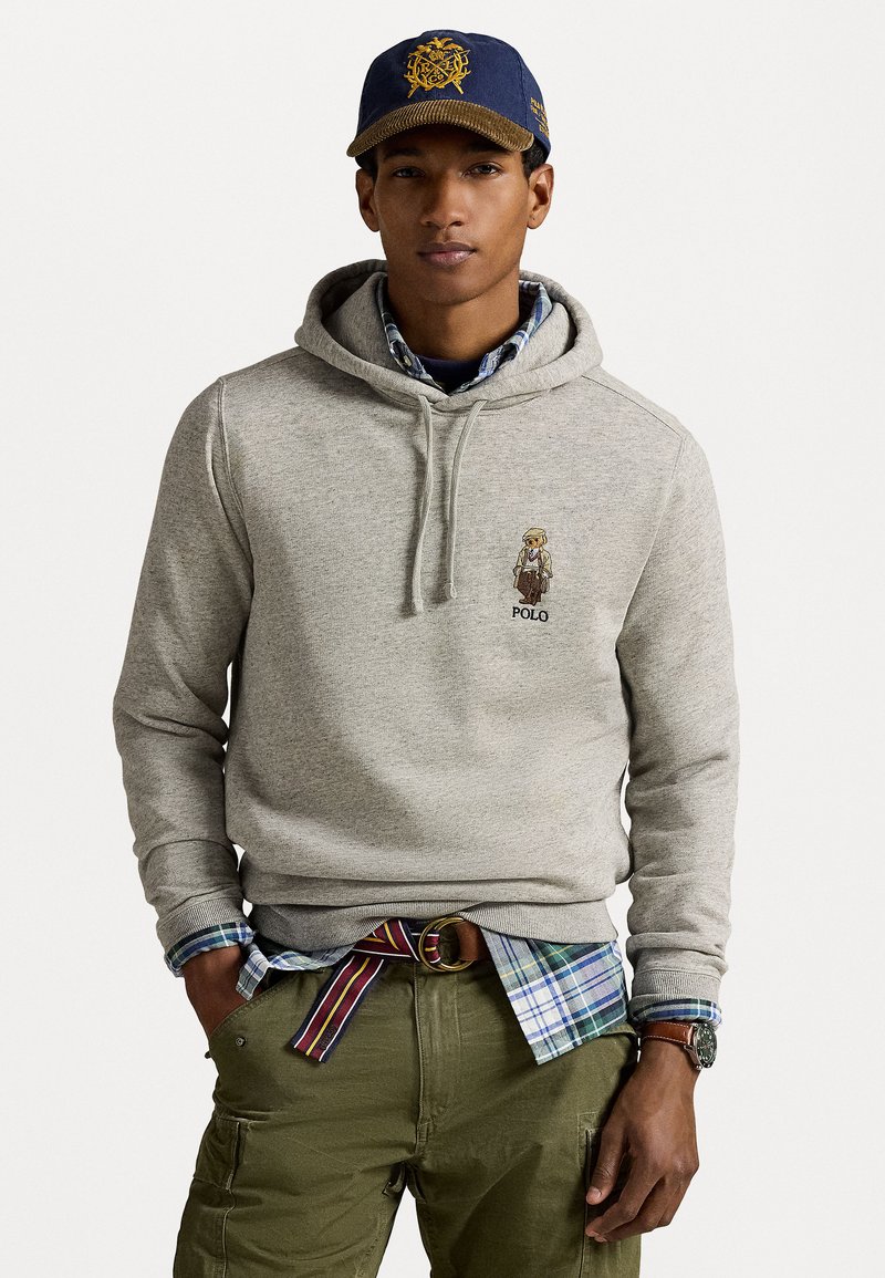 Polo Ralph Lauren POLO BEAR FLEECE HOODIE - Mikina s kapucí - grey