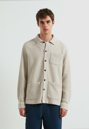 WAFFLE RELAXED FIT  - Hemd - white smoke