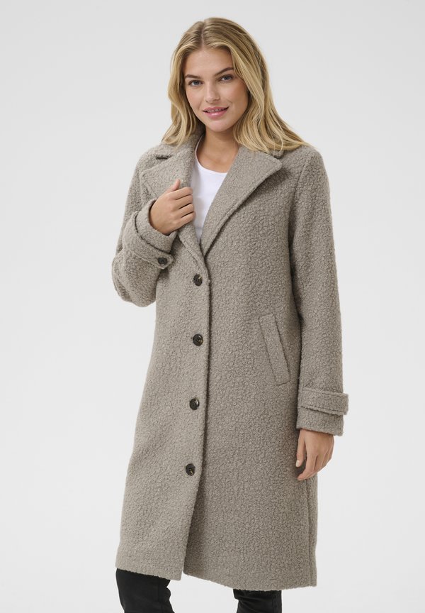 KAANNE - Klassischer Mantel - elephant skin