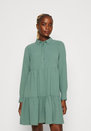 Vero Moda VMINGE KNEE DRESS - Tričkové šaty - dark forest