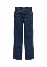 Relaxed fit jeans - dark blue denim