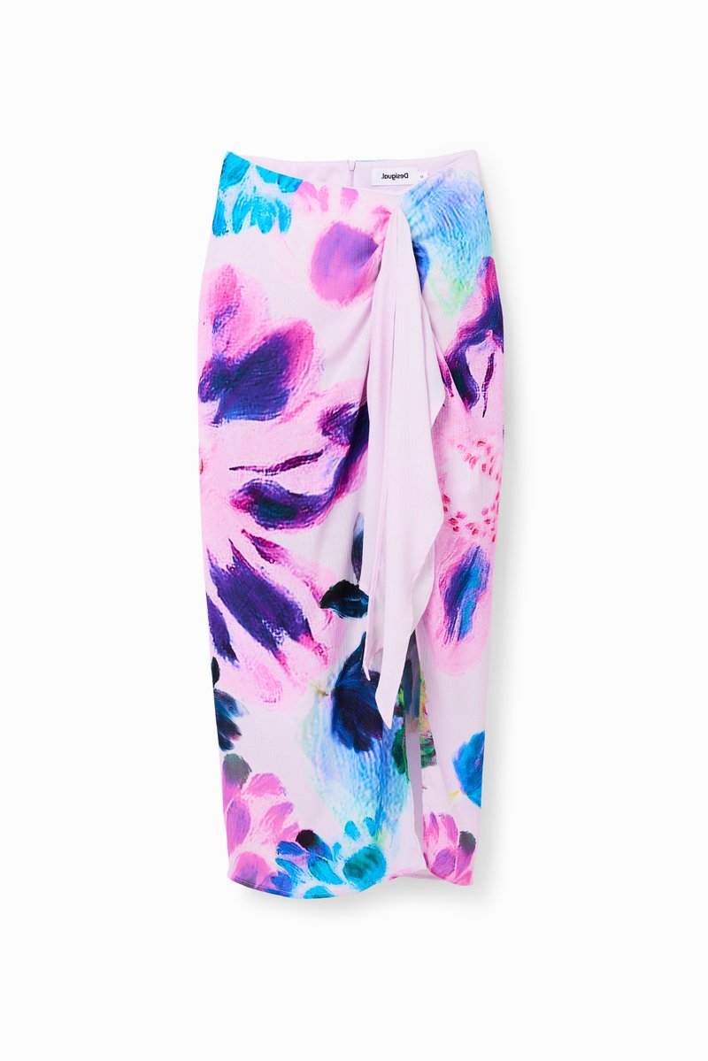 Desigual Kokerrok donkerroze