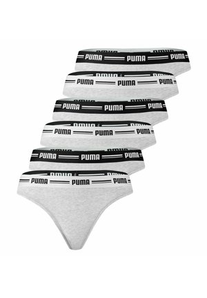 SOFT GUMMIBUND LOGO 6ER PACK - String - grau melange
