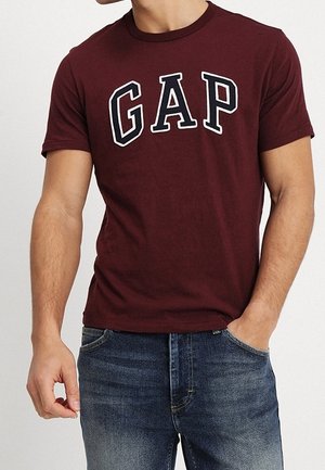 T-shirts print - bordeaux
