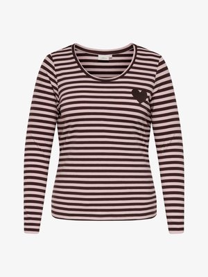 ONLY Carmakoma, BLOUSE CARBODIL BLOUSE - Langærmet T-shirt - coffee bean