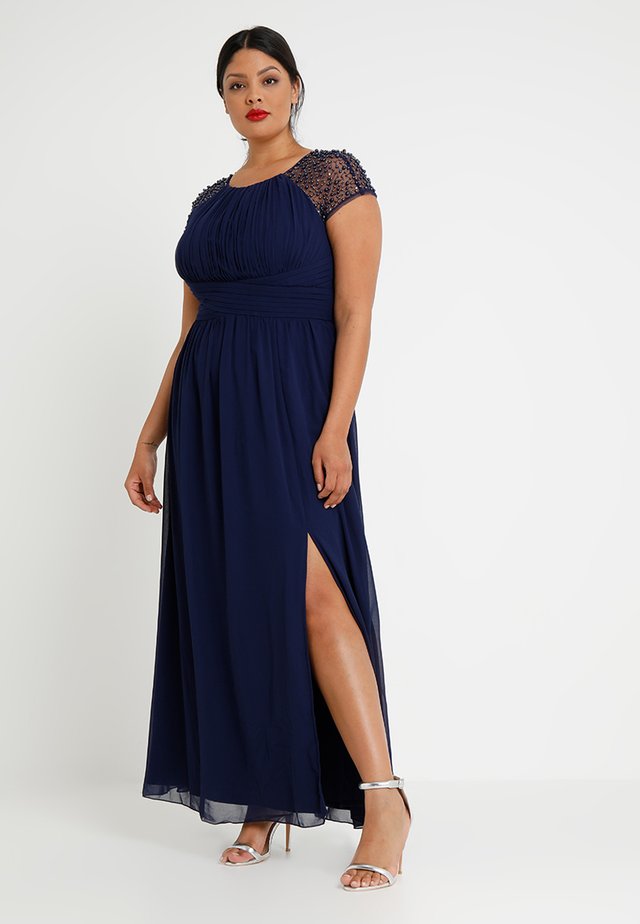 CAP SLEEVES BALL GOWN - Suknia balowa - navy