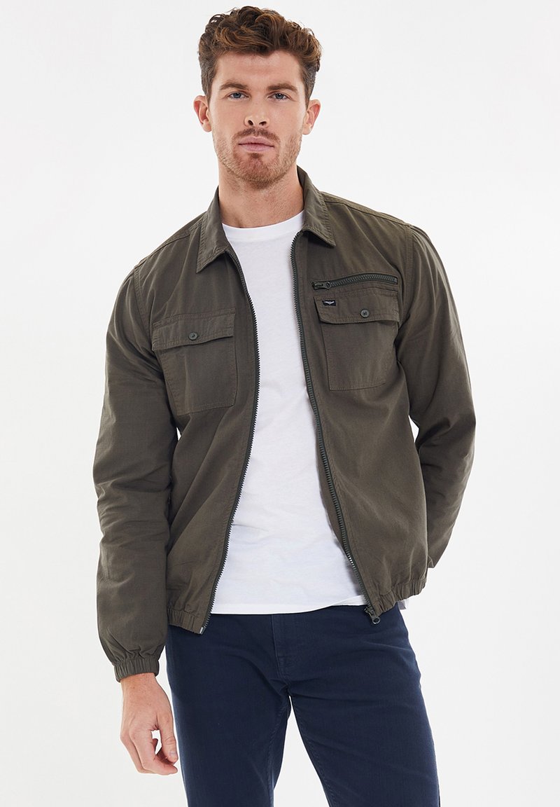 Threadbare - E THB SHACKET CHASER - Allvädersjacka - khaki, Förstora