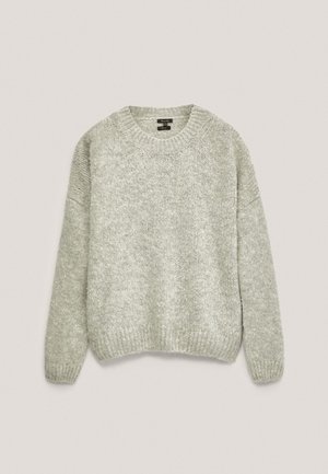 MIT RUNDAUSSCHNITT - Pullover - grey