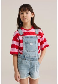 WE Fashion BLUE RIDGE - Hängselbyxor - light blue