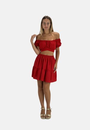 SET - A-line skirt - rot