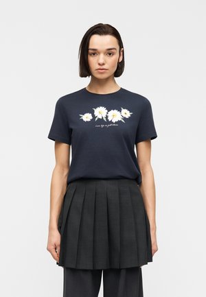 ONLKITA LIFE DAISY TEE - T-shirt imprimé - night sky