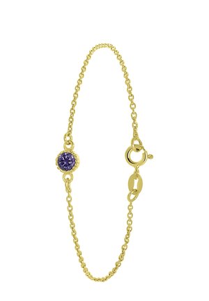GEBOORTESTEEN - Bracelet - february purple