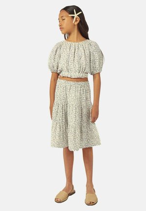 MIPOUNET MUSELINA DIANA - Falda acampanada - cream blue