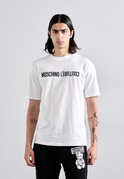MOSCHINO T-shirt imprimé - fantasia bianco