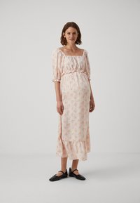 ONLY MATERNITY - OLMAURORA DRESS - Kasdienė suknelė - nude Miniatiūros vaizdas 1