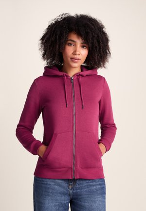 MIA - Zip-up sweatshirt - washed burgundy