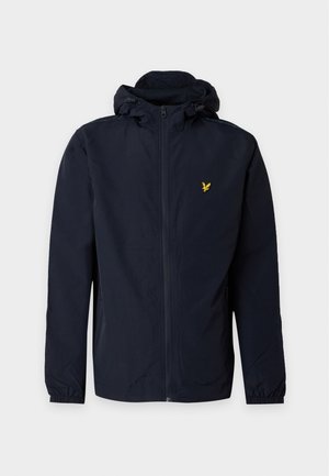 Lyle & Scott, TAPED ZIP THROUGH HOODED JACKET - Ελαφρύ μπουφάν - dark navy
