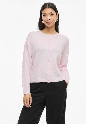 VILIGA RUNDHALS - Strickjacke - cherry blossom