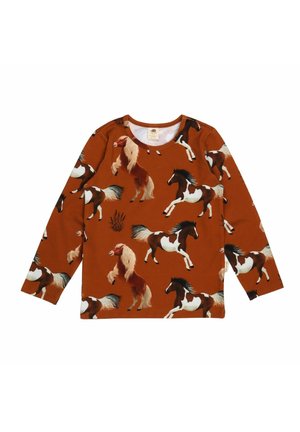 JOYFUL HORSES - Long sleeved top - brown