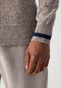 Scotch & Soda REGULAR FIT CREW NECK - Jumper - plaza taupe melange