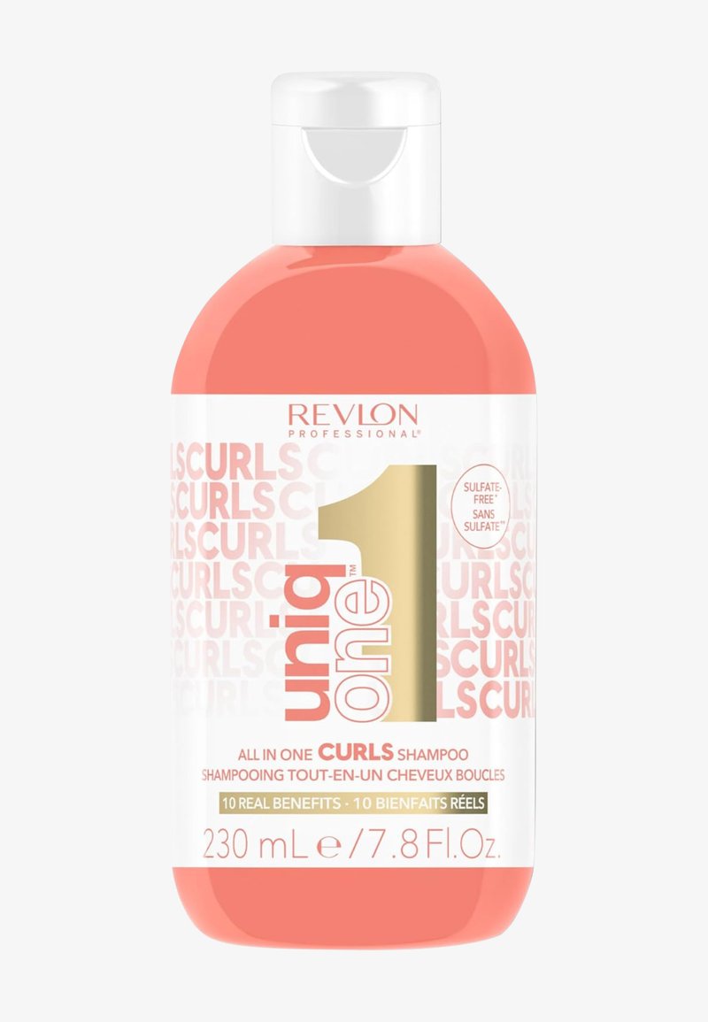 Revlon Professional - UNIQONE VEGAN SULFATE-FREE SHAMPOO FOR CURLY, WAVY, AND COILY HAIR WITH 10 BENEFITS - Schampo, Förstora