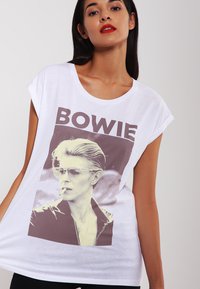 Mister Tee DAVID BOWIE Print T-shirt white