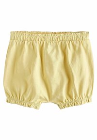 Geel katoenen bloomer shorts met een elastische tailleband, Gathered zijkanten en een zachte textuur; geschikt voor casual wear.