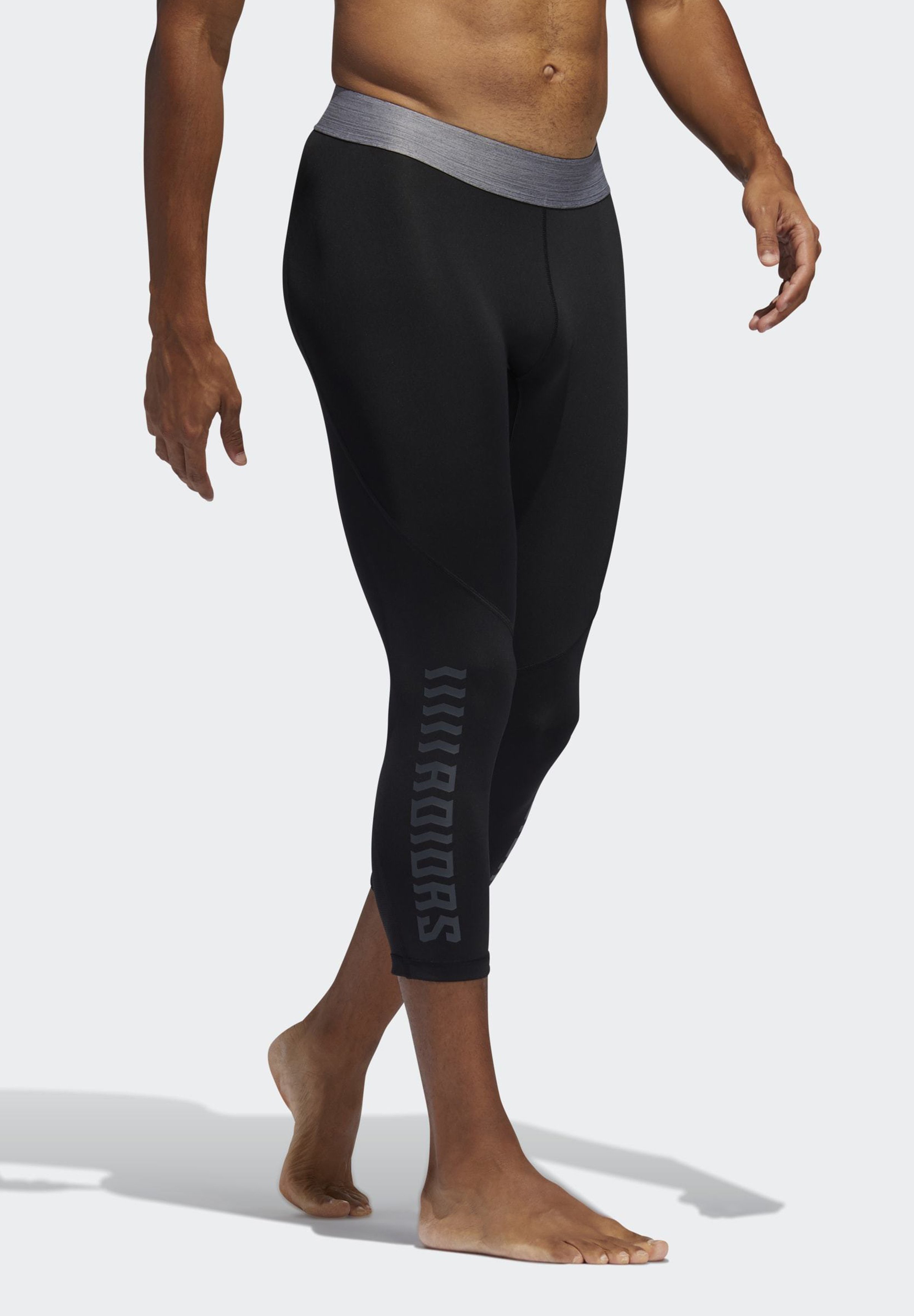 adidas Performance ALPHASKIN GRAPHIC 3/4 TIGHTS - 3/4 Sporthose -  black/schwarz - Zalando.de