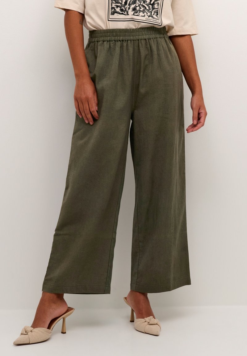 Kaffe - VIGGA CULOTTE  - Broek - forest night, Vergroten