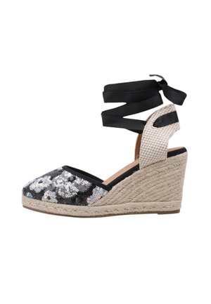 GINGER - Sandalias de cuña - black