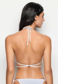 Yamamay TEXTURED - Bikini top - white plain