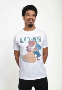 Henry Tiger BEAUTY & THE BEAST VINTAGE BEAUTY UNISEX - T-shirt z nadrukiem