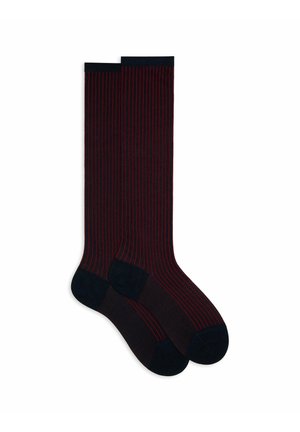 LUNGHE TWIN - Kniestrümpfe - metallic blue