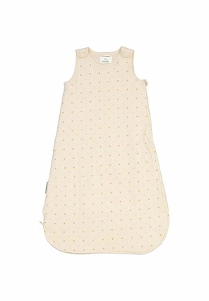 GOLDEN DOTS PADDED - Baby's sleeping bag - beige