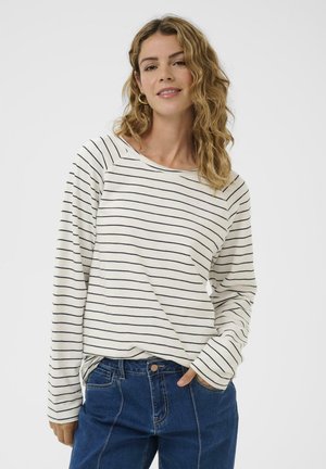 VERMA - Top dugih rukava - whisper navy stripe