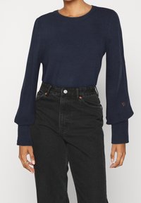 VILA Neule - dark blue