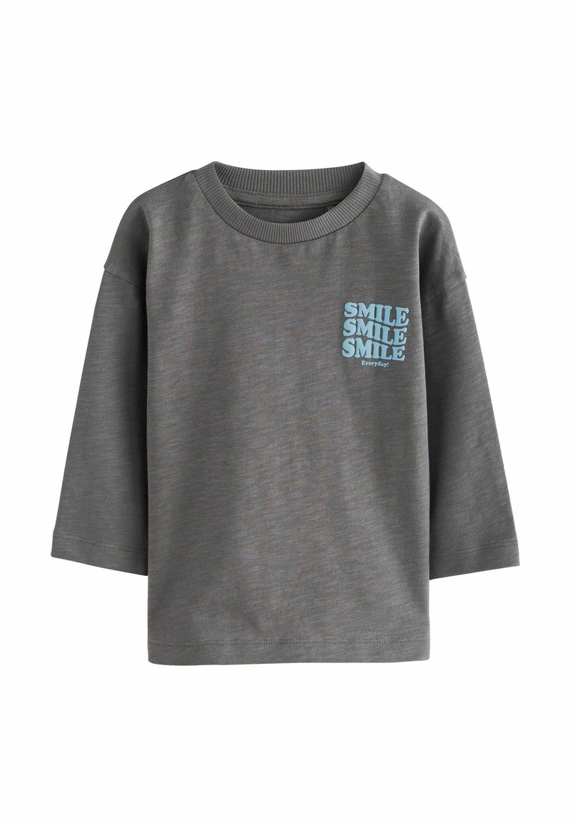Next - SEMI REGULAR FIT - Longsleeve - grey slogan, Vergroten