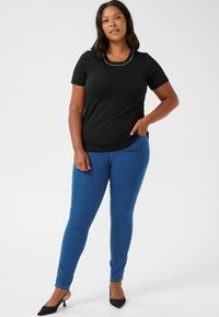 Kaffe Curve VIANA - T-Shirt print - black deep