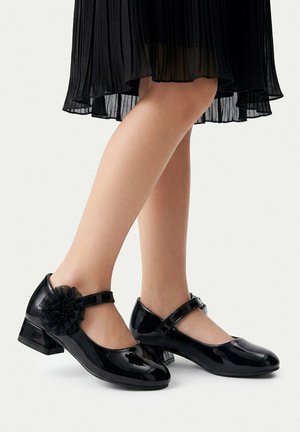 DeeZee, DEEZEE BALLERINAS GIRL BLACK 5907964242550 - Ballerina's met enkelbandjes - black