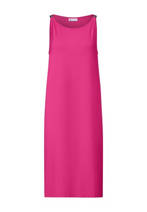 Street One, KNEE-LENGTH DRESS WITH BUCKLE DETAIL - Jerseykjole - magenta dream