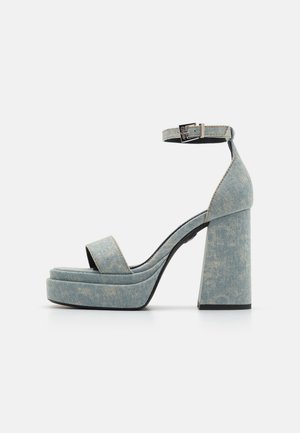 MAY - Sandali con plateau - light blue