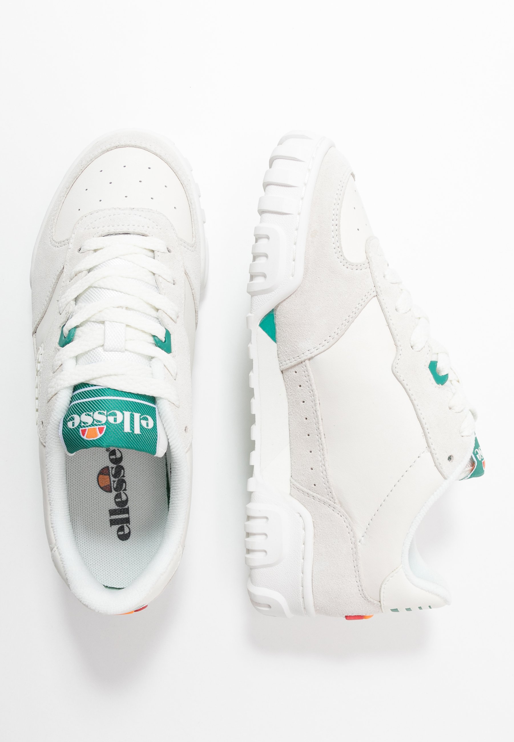 Ellesse TANKER Joggesko offwhitewhitegreen Zalando.no Ellesse SMILEY X TANKER Joggesko whitesilverblue