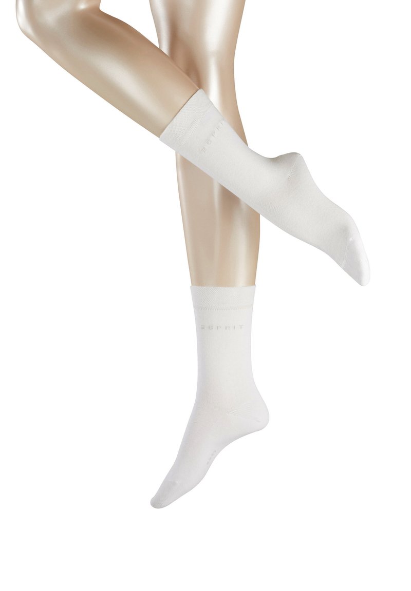 Esprit Basic Easy 2-Pack - Socken - white