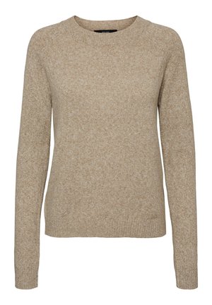 Vero Moda VMDOFFY ONECK - Jersey de punto - sepia tint