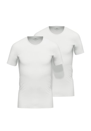 2ER PACK - Unterhemd/-shirt - weiß hell uni